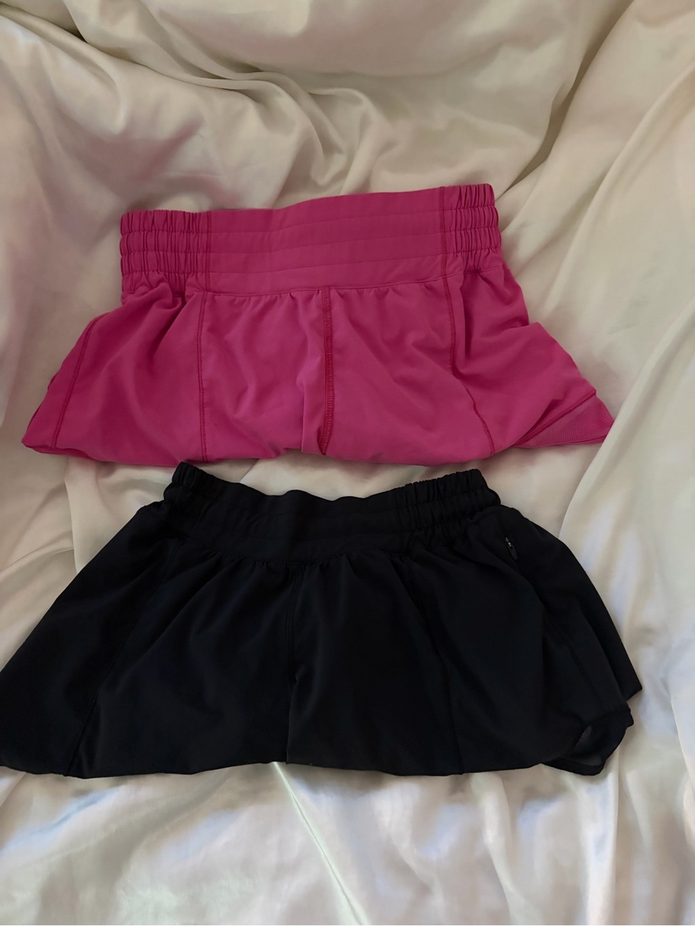lululemon athletica Girls' Athletic Skort Set - Hot Pink & Black